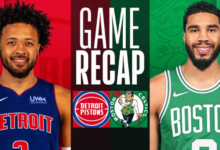 Boston Celtics vs Detroit Pistons Match Player Stats